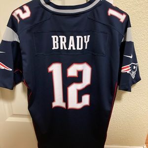 TOM BRADY 12 PATRIOTS JERSEY